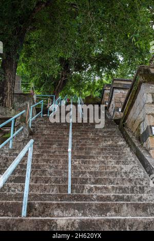 Treppen, hong kong muslim Friedhof Stockfoto