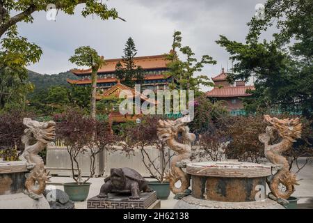 po lin Kloster, po lin Tempel, lantau Stockfoto