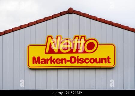 Niederlassung der Firma Netto in schwabmünchen Stockfoto