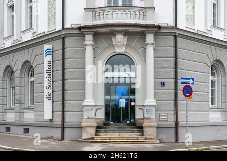 Sozialbauunternehmen in kempten im allgäu Stockfoto