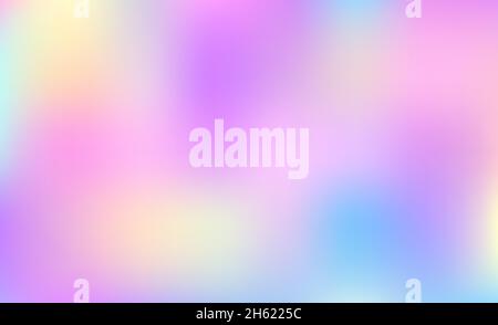 Regenbogen holographischer Hintergrund mit Textur. Stock Vektor