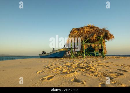 nordamerika, karibik, dominikanische republik, cayo Arena vor punta rucia an der Nordküste der dominikanischen republik Stockfoto