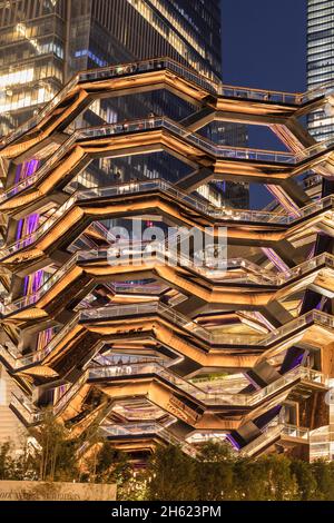 Das Schiff, begehbare Kunstwerke des britischen Designers thomas heatherwick, hudson Yards, New york City, New york State, usa Stockfoto