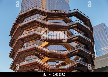 Das Schiff, begehbare Kunstwerke des britischen Designers thomas heatherwick, hudson Yards, New york City, New york State, usa Stockfoto