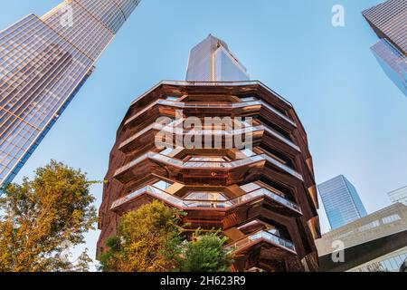 Das Schiff, begehbare Kunstwerke des britischen Designers thomas heatherwick, hudson Yards, New york City, New york State, usa Stockfoto