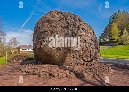 Lavabombe in strohn, vulkaneifel, eifel, rheinland-pfalz, deutschland Stockfoto