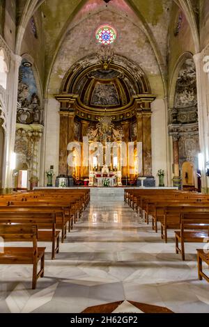 Kirche església de santa maria, Altstadt, mahon, mao, menorca, balearen, spanien, europa Stockfoto