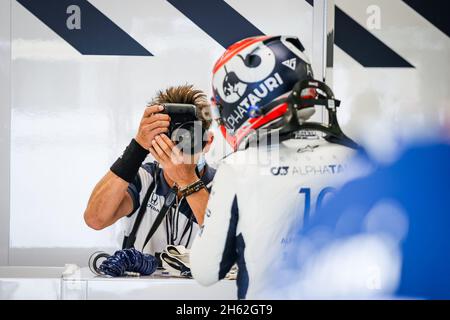 Sao Paulo, Brasilien. 12. Nov, 2021. Während der Formel 1 Heineken Grande Premio De Sao Paulo 2021, Sao Paulo Grand Prix, 19. Lauf der FIA Formel 1 Weltmeisterschaft 2021 vom 12. Bis 14. November 2021 auf dem Interlagos Circuit, in Sao Paulo, Brasilien - Foto: Florent Gooden/DPPI/LiveMedia Kredit: Independent Photo Agency/Alamy Live News Stockfoto