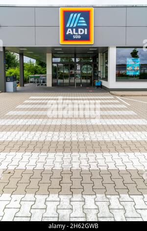 Niederlassung der Firma aldi süd in landsberg am lech Stockfoto