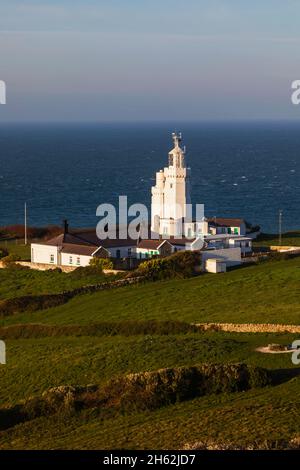 england, Insel wight, niton, Leuchtturm st.catherine's Stockfoto