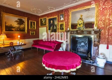 england, hampshire, das vyne Landhaus in sherborne st.john in der Nähe von basingstoke, Innenansicht Stockfoto