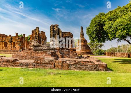 wat phra si sanphet, buddhistischer Tempelkomplex, Tempel der königlichen Familie, erbaut 1412 unter König rama thibodi ii., ayutthaya historischer Park, ayutthaya, thailand, asien Stockfoto