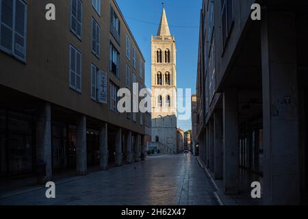 kirche St. donat, ein monumentales Gebäude aus dem 9. Jahrhundert in zadar, dalmatien, kroatien Stockfoto