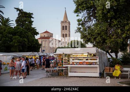 kirche St. donat, ein monumentales Gebäude aus dem 9. Jahrhundert in zadar, dalmatien, kroatien Stockfoto