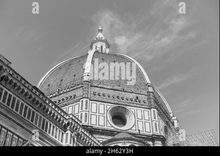 Kathedrale von florenz, ehemals cattedrale di santa maria del fiore und giotto's campanile, toskana, italien Stockfoto