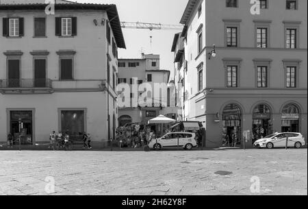 florenz (florenz), die Hauptstadt der italienischen toskana, ist die Heimat vieler Meisterwerke der Renaissance-Kunst und -Architektur Stockfoto