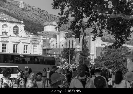 dubrovnik, kroatien - berühmt als Landung des Königs in der tv-Serie Thronspiel Stockfoto