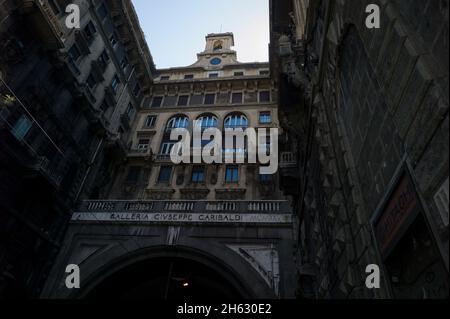 Nur einige Straßenfotografie in der Stadt genua (genua), der Hauptstadt der region ligurien in italien Stockfoto