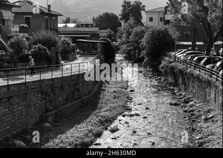 Wandern in menaggio, lombardei, italien Stockfoto