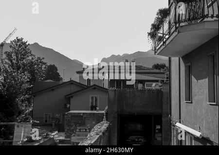 Wandern in menaggio, lombardei, italien Stockfoto