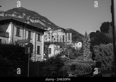 Wandern in menaggio, lombardei, italien Stockfoto