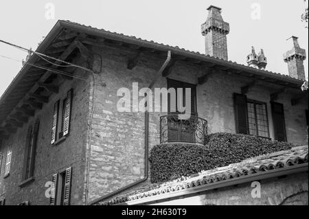 Wandern in menaggio, lombardei, italien Stockfoto