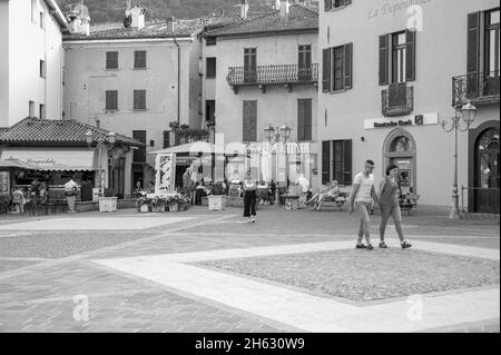 Wandern in menaggio, lombardei, italien Stockfoto