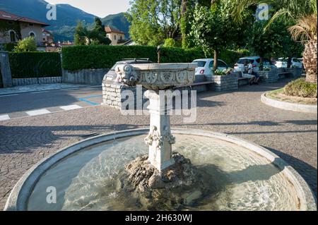 Am comer See, italien, an der Seepromenade menaggio, menaggio Stadt Stockfoto