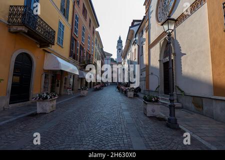 Wandern in menaggio, lombardei, italien Stockfoto