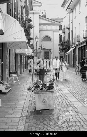 Wandern in menaggio, lombardei, italien Stockfoto