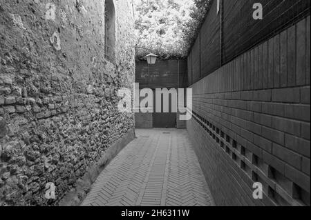 Alte Straße in san gimignano, toskana, italien. san gimignano ist typisch toskanische mittelalterliche Stadt in italien. Stockfoto