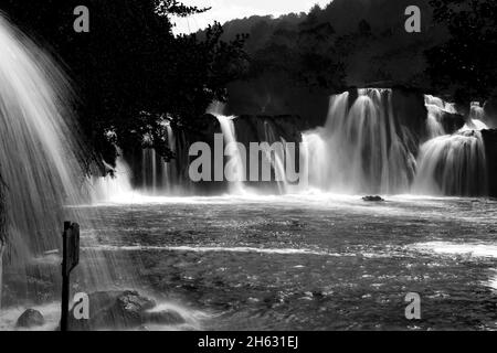 Schöner wasserfall skradinski buk im nationalpark krka - dalmatien kroatien, europa Stockfoto