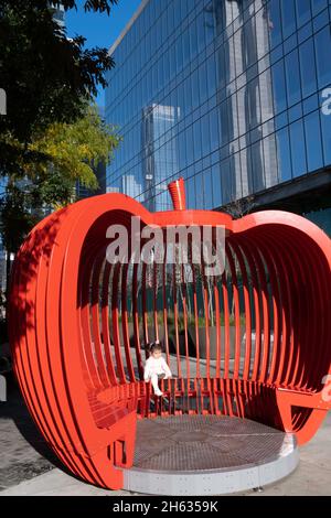 Bella Abzug Park, Hudson Yards, NYC, USA 2021 Stockfoto