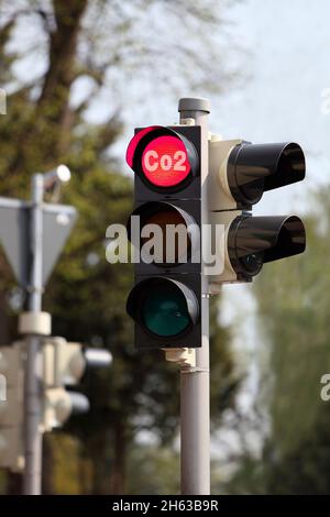co2-Ampel Stockfoto