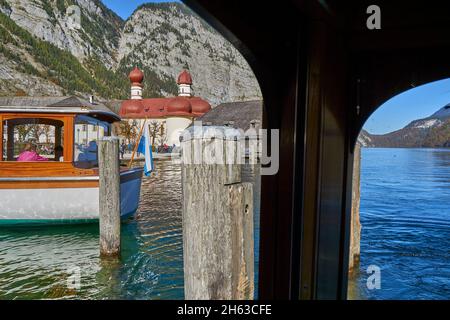 europa, deutschland, bayern, berchtesgaden, berchtesgadener Land, schönau am königssee, Nationalpark, königssee, Berge, See, Wald Stockfoto