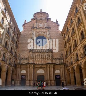 monistrol de montserrat, spanien: Innenraum der Kuppel der Basilika von montserrat Stockfoto