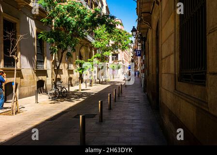 Impressionen von barcelona - eine Stadt an der Küste des nordöstlichen spaniens. Sie ist die Hauptstadt und größte Stadt der autonomen Gemeinschaft katalonien sowie die zweitbevölkerungsreichste Gemeinde spaniens. Stockfoto