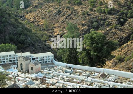 Friedhof von Mertola. In Mertola, Alentejo, Portugal Stockfoto