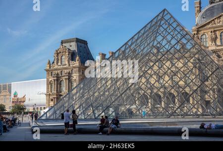 frankreich, paris, 1. Arrondissement, louvre-Palast Stockfoto