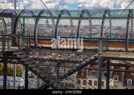 france,paris,modern architecture,pompidou center Stockfoto