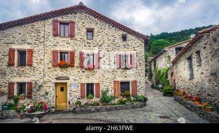 placa sant sadurni in Boule d'amont. Stockfoto