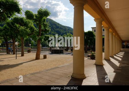 kurpark und kurhaus, Bad ems an der lahn, lahntal, rheinland-pfalz, deutschland Stockfoto