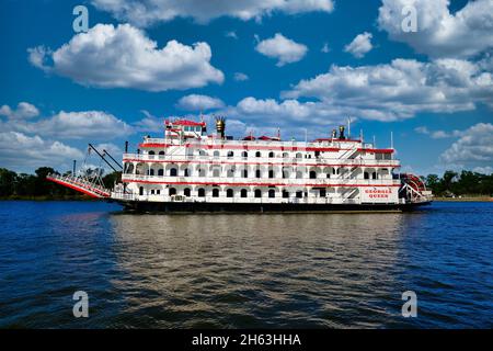 Georgia Queen am Blue River Stockfoto