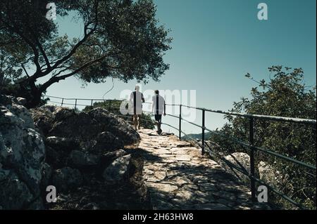 Genießen Sie die herrliche Aussicht von mirador del guarda Forestal in andalusien Stockfoto