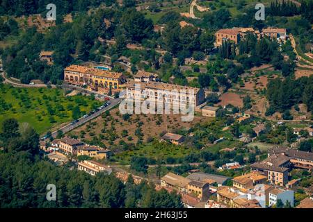 Luftaufnahme,pla de na tesa,cabaneta (sa),mallorca,balearen,balearen,balearen,spanien Stockfoto