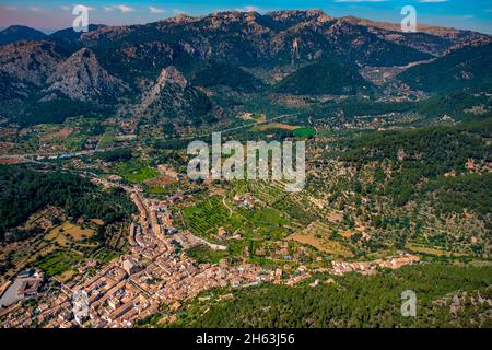 Luftaufnahme,pla de na tesa,cabaneta (sa),mallorca,balearen,balearen,balearen,spanien Stockfoto