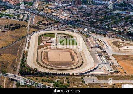 Luftaufnahme, hipodrom son pardo, Son sardina, palma, mallorca, balearen, spanien Stockfoto