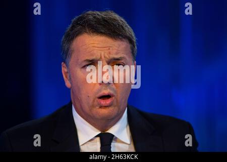 Rom, Italien. November 2021. Senator Matteo Renzi vor der Fernsehsendung „Otto e Mezzo“ in Rom gesehen. Kredit: SOPA Images Limited/Alamy Live Nachrichten Stockfoto