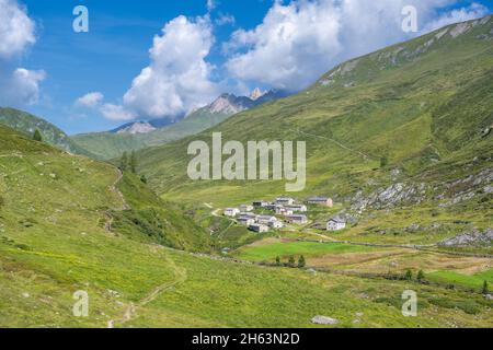 sankt jakob in defereggen, osttirol, österreich. Die jagdhausalm im defereggental Stockfoto