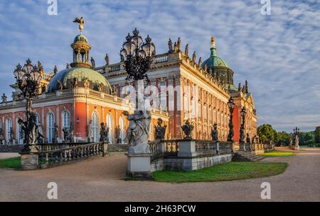 neues palais im schlosspark sanssouci, potsdam, brandenburg, deutschland Stockfoto